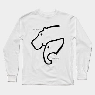Animal Pals (Hippo & Elephant) Long Sleeve T-Shirt